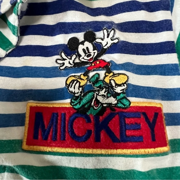 Vintage Mickey & Co Mickey Mouse Striped Polo for Toddler - size 2T - Picture 3 of 7